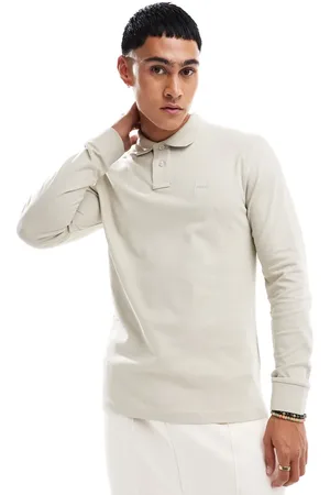 HUGO BOSS Passerby - poloskjorte med lange ærmer-Neutral