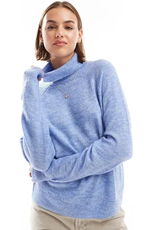 Pieces® Hortensia- rullekravebluse