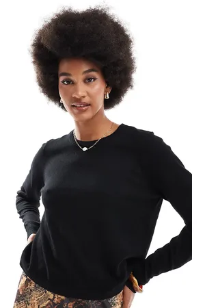 VERO MODA Strikket trøje med rund hals