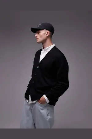 ARKET Cardigan med V-hals og knapper foran i merinould