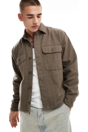 Abercrombie & Fitch Overskjorte i dobby-flonel