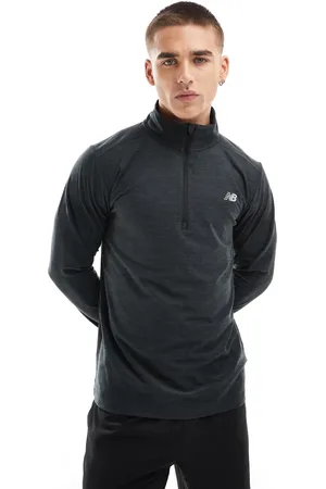New Balance Sweatshirt med 1/4 lynlås