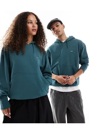 Dickies Clancy - Mørkegrøn sweatshirt i kraftig kvalitet med lille logo