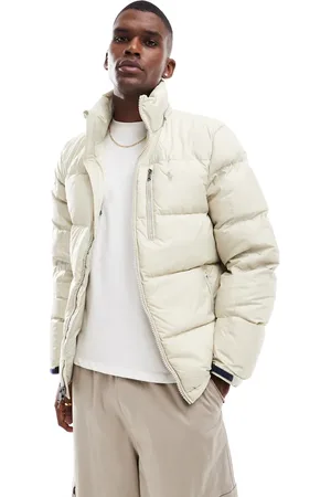 Ralph Lauren Dynejakke med aftagelig hætte og ikonlogo-Neutral