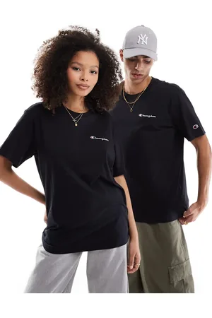 Champion Unisex - T-shirt med logo på venstre side af brystet