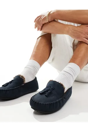 ASOS Hjemmesko med mokkasindesign og for i imiteret pels