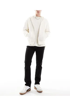 New Look Sorte slimfit-jeans fra