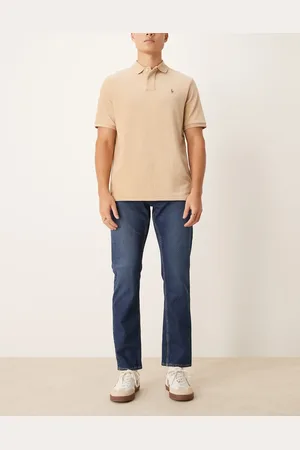 New Look Indigoblå forvaskede slim-jeans-Marineblå