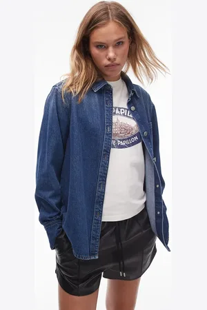 Topshop Denimskjorte med knapper