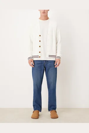 Abercrombie & Fitch Løstsiddende jeans i vintage vask-Marineblå