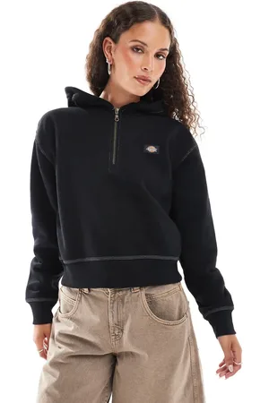 Dickies Sæsonbetonet hættetrøje med kvart lynlås i