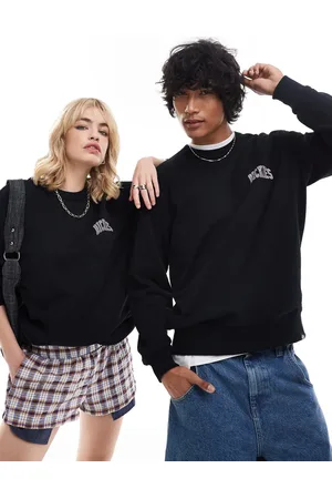 Dickies Aitken - sweatshirt med blommelilla logo på venstre bryst
