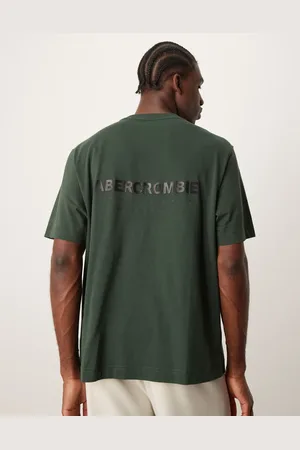 Abercrombie & Fitch Oversized og T-shirt i vintage-stil med centralt logo og ryglogo