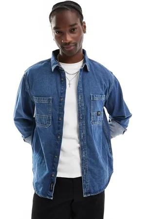 Vans Stevens - Denimskjorte i klassisk blå