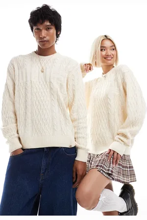 Dickies Seasonal - Rå striktrøje med tonet logo