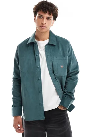 Dickies Mørkegrøn skjorte i fløjl