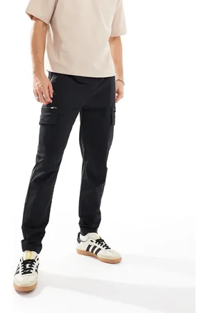 River Island Sorte cargobukser i skinny fit