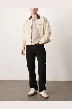 Abercrombie & Fitch Sorte lette jeans med løs pasform