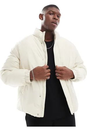 ASOS Pufferjakke i ecru-Neutral