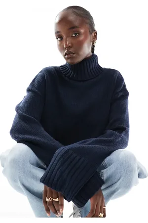 ASOS ASOS DESIGN Tall - Cropped og striktrøje med rullekrave