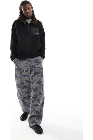 Kavu Teannaway - pullover-fleece med halv knapstolpe