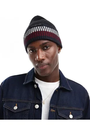 Tommy Hilfiger Strikket hue med striber