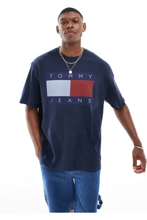 Tommy Hilfiger T-shirt med stort flag-logo