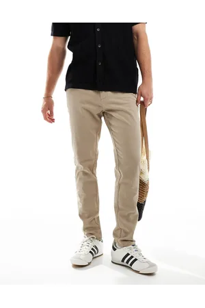 Only & Sons Beige chinos i slim fit-Neutral