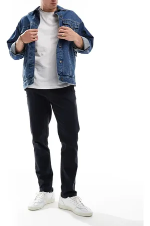 Only & Sons Marineblå chinos i slim fit-Sort