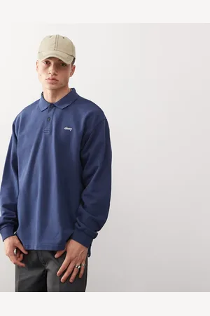 Obey Polo med logo med små bogstaver