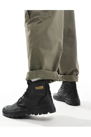 Palladium Pampa Hi Coated - Sorte sneakers