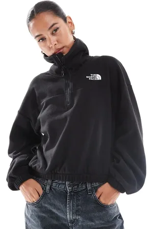 The North Face Glacier - oversized fleece med 1/2 lynlås