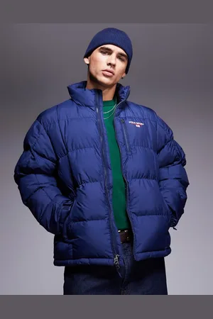 Ralph Lauren Sport Capsule - Marineblå dynejakke med logo