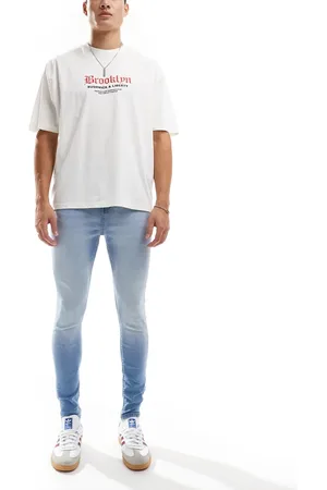 ASOS Jeans med ekstra stretch i lys vask-Blå