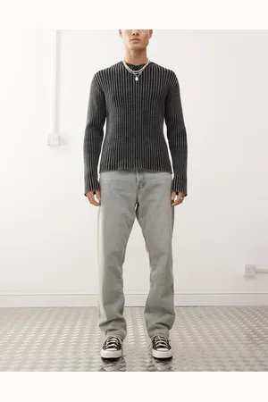 Dr Denim Dash - Jeans med lige ben i lys vintage-vask i regular fit-Blå