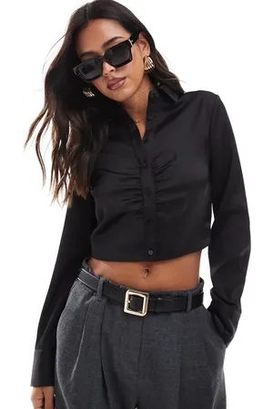 Stradivarius Rynket, cropped og skjorte
