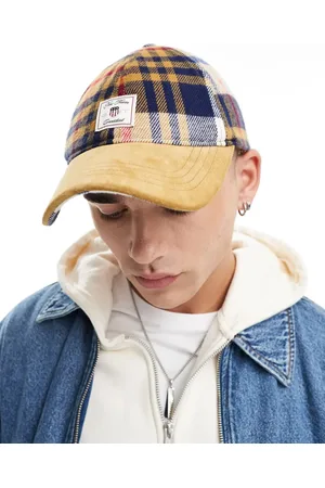 GANT Beige kasket med tern og logo-Neutral