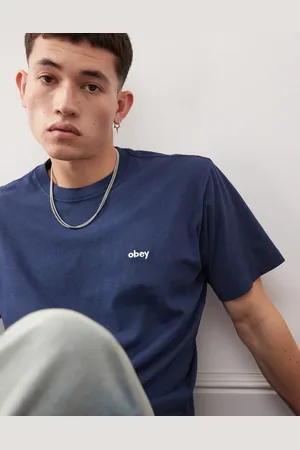 Obey T-shirt med logo med små bogstaver