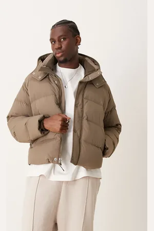Abercrombie & Fitch Ultra - dynejakke med hætte-Neutral