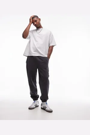 Topman Oversized joggingbukser i forvasket sort