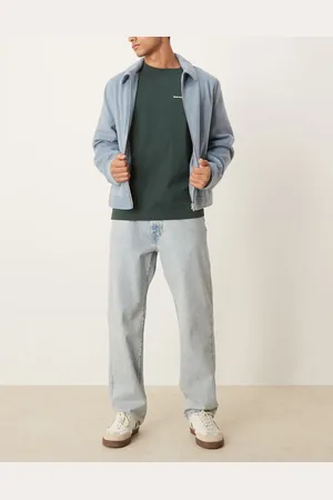 Abercrombie & Fitch Lette løstsiddende jeans i lys vask-Blå