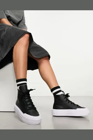 Converse Chuck Taylor - All Star Hi Cruise - Sorte og hvide sneakers