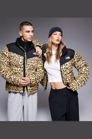 The North Face Saikuru - Dynejakke i leopardprint med logo - Kun hos ASOS