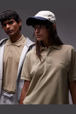 Lacoste Forvasket poloskjorte-Neutral