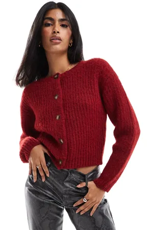 4th & Reckless Strikket cardigan med knapper