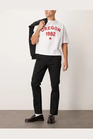 New Look Sorte og smalle chinos
