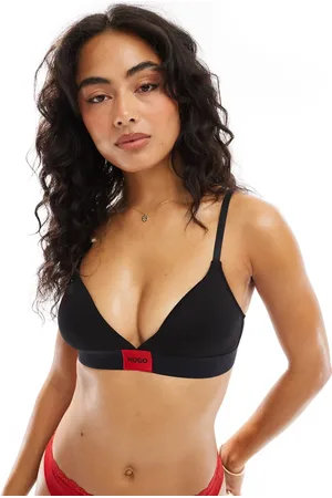 HUGO BOSS HUGO Bodywear - trekants-BH med rødt mærke