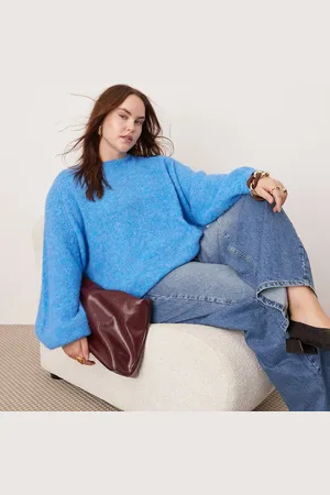 ASOS Curve - og oversized striktrøje med rund hals