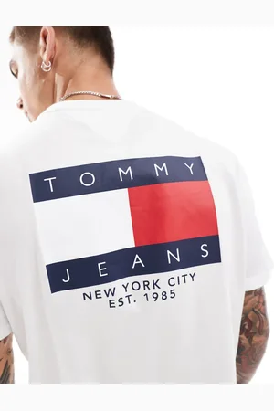 Tommy Hilfiger T-shirt med flaglogo på ryggen