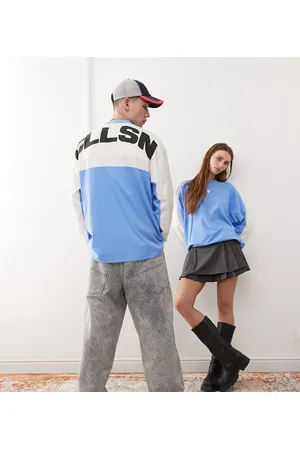 COLLUSION Unisex - og langærmet top med print